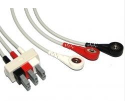 China Kabel TPU Philips ECG/Führung schirmten Kabel 3,6 Meter für alles AA-Stecker-System ab fournisseur